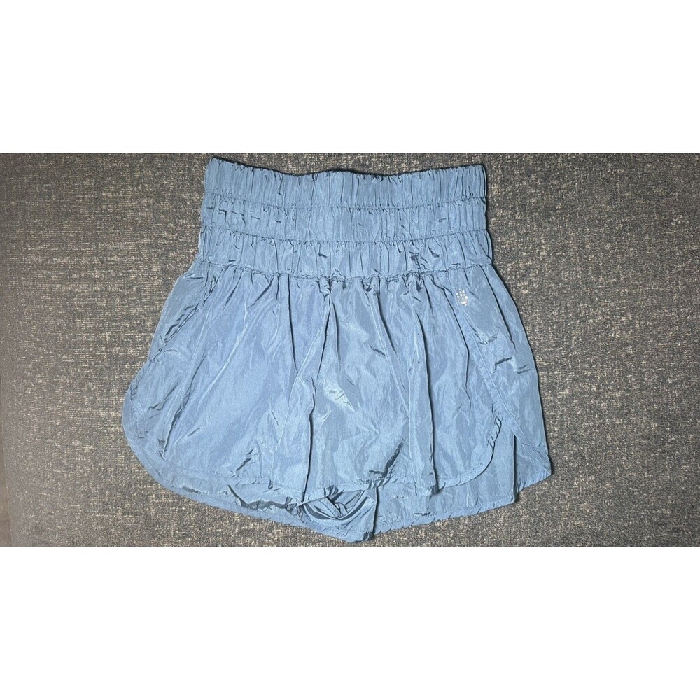 Free People The Way Home High Waisted Shorts Women’s Large Blue